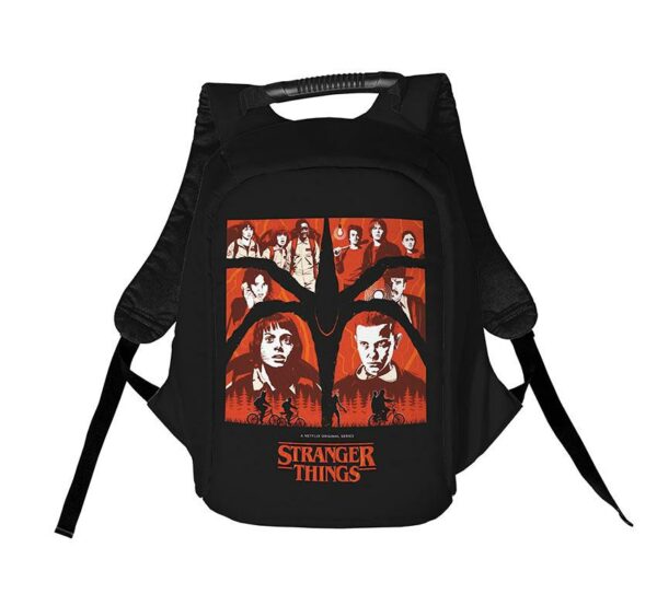 Рюкзак антикрадій з принтом "Дивні дива. Темний світ. Stranger Things. Dark World"