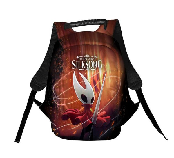Рюкзак антивор с принтом "Маленький рыцарь. Little knight. Hollow Knight: Silksong"