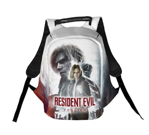 Рюкзак антикрадій з принтом "Оселя Зла. Реквієм. Туман апокаліпсису. Resident Evil. Requiem. Apocalypse Fog"