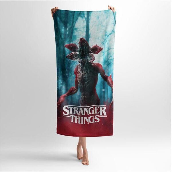 Полотенце с принтом «Очень странные дела. Демогоргон. Stranger Things. Demogorgon»