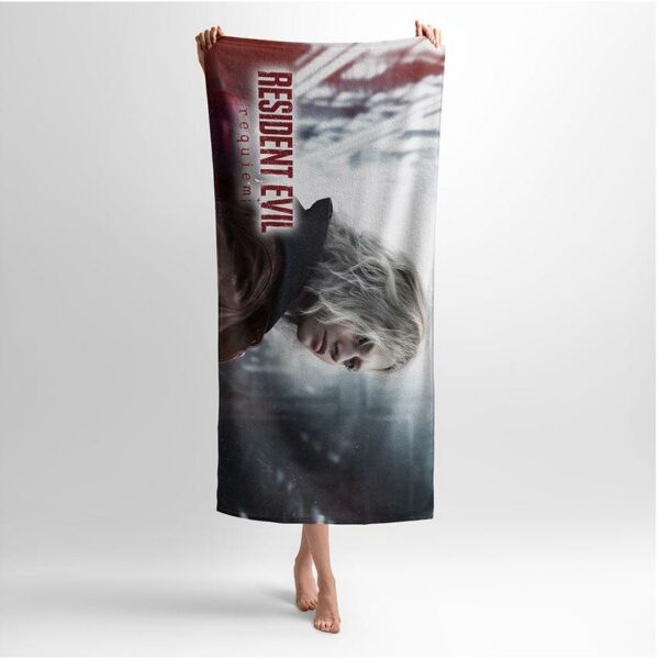 Полотенце с принтом «Обитель зла. Лабиринт выживания. Resident Evil. Survival Labyrinth»