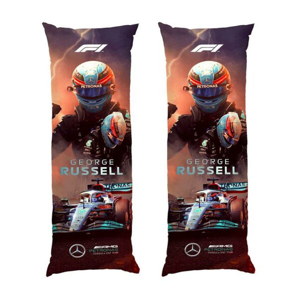Дакимакура подушка для объятий «Джордж Расселл. Победоносный дух. Формула-1. George Russell. Victory Spirit. Formula-1»