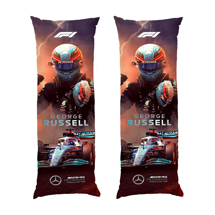Дакимакура подушка для объятий «Джордж Расселл. Победоносный дух. Формула-1. George Russell. Victory Spirit. Formula-1»