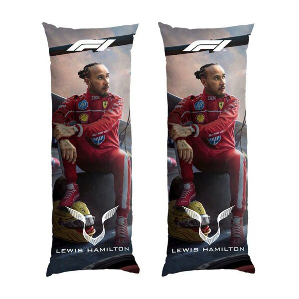 Дакимакура подушка для объятий «Льюис Хэмилтон. Непобедимый гонщик. Формула-1. Lewis Hamilton. Invincible Racer. Formula-1»