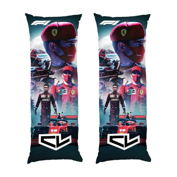 Дакимакура подушка для объятий «Шарль Леклер. Путь к Победе. Формула-1. Charles Leclerc. Path to Victory. Formula-1»