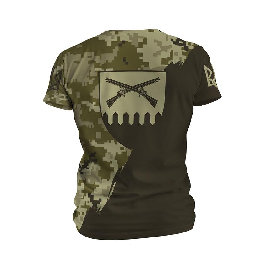 Футболка мужская спортивная с принтом «92-я отдельная штурмовая бригада. Путь воина. Warrior Path»