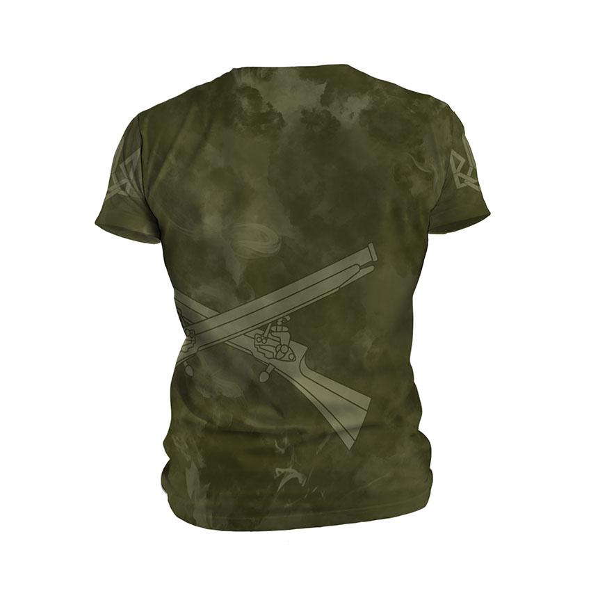 Футболка мужская спортивная с принтом «92-я отдельная штурмовая бригада. Тактический стиль. Tactical style»