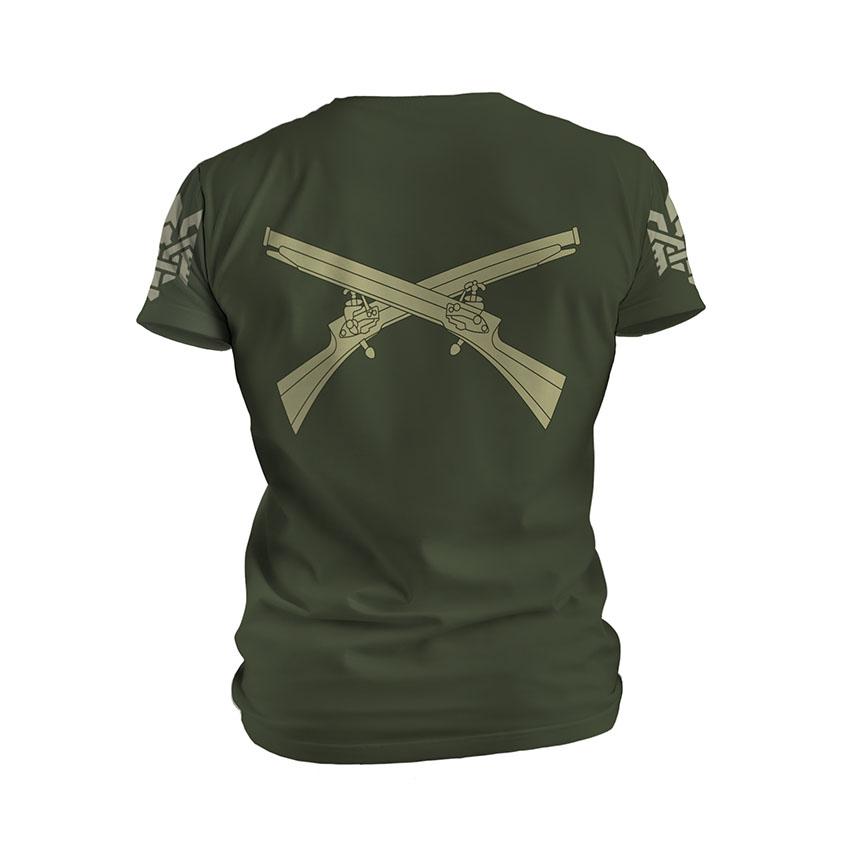 Футболка мужская спортивная с принтом «92-я отдельная штурмовая бригада. Украинская тактика. Ukrainian Tactics»