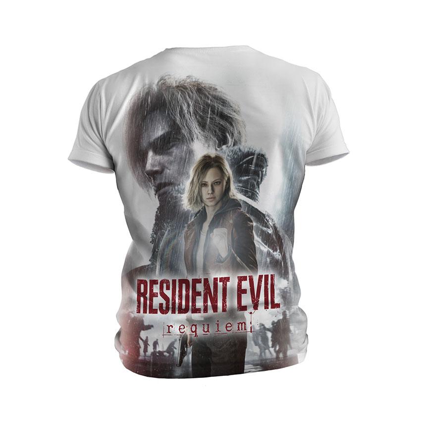 Футболка мужская спортивная с принтом «Обитель Зла. Реквием. Туман апокалипсиса. Resident Evil. Requiem. Apocalypse Fog»