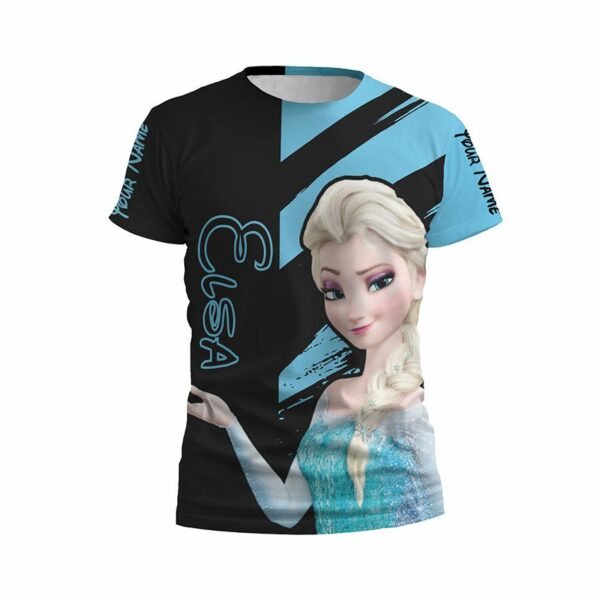 Футболка дитяча спортивна з принтом «Крижане серце. Стиль Ельзи. Frozen. Elsa Style»