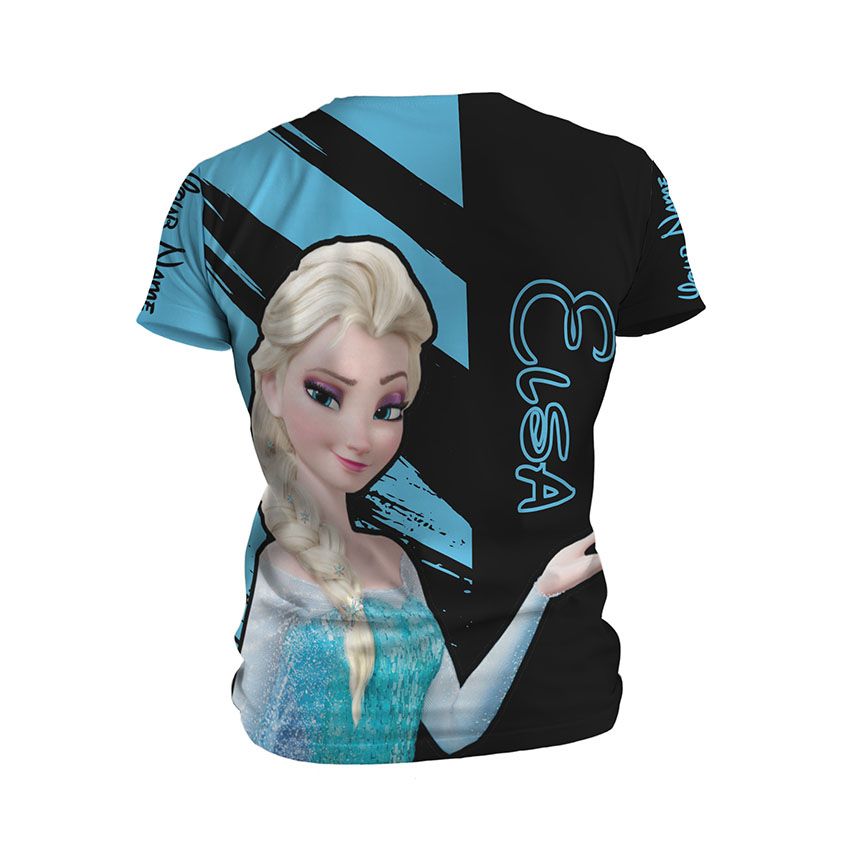 Футболка дитяча спортивна з принтом «Крижане серце. Стиль Ельзи. Frozen. Elsa Style»