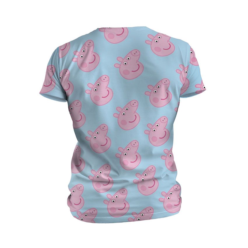 Футболка дитяча спортивна з принтом «Свинка Пеппа. Патерн. Peppa Pig. Pattern»