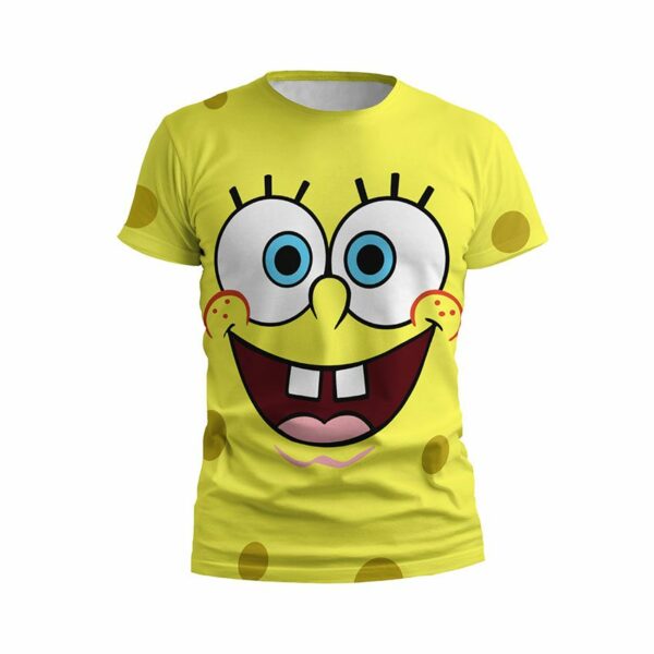 Футболка дитяча спортивна з принтом «Усмішка Губки Боба. SpongeBob Smile»