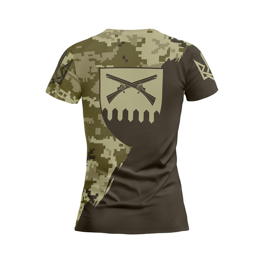 Футболка женская спортивная с принтом «92-я отдельная штурмовая бригада. Путь воина. Warrior Path»