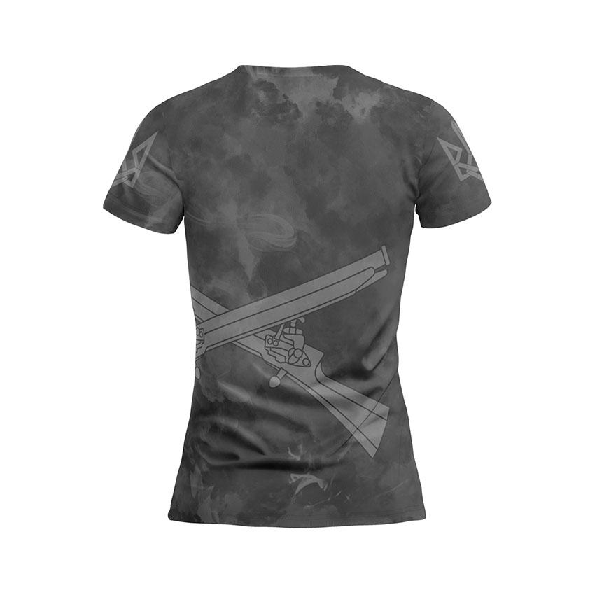 Футболка женская спортивная с принтом «92-я отдельная штурмовая бригада. Тактический стиль. Tactical style»