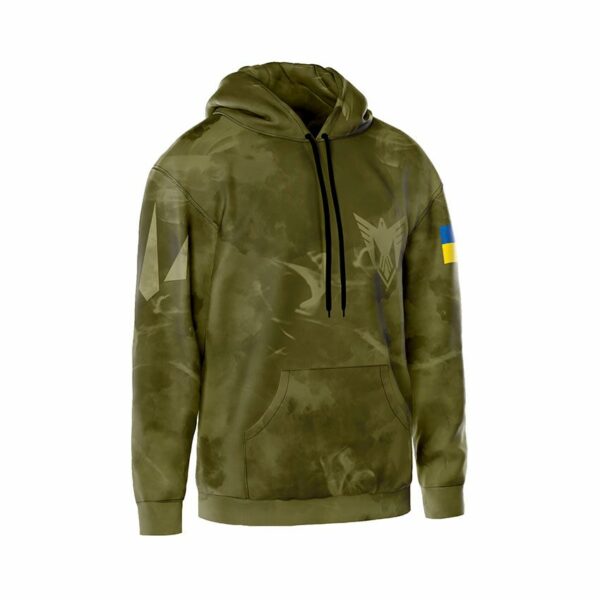 Худи мужское с принтом «9-я отдельная бригада беспилотных систем. Тактический стиль. Tactical style»