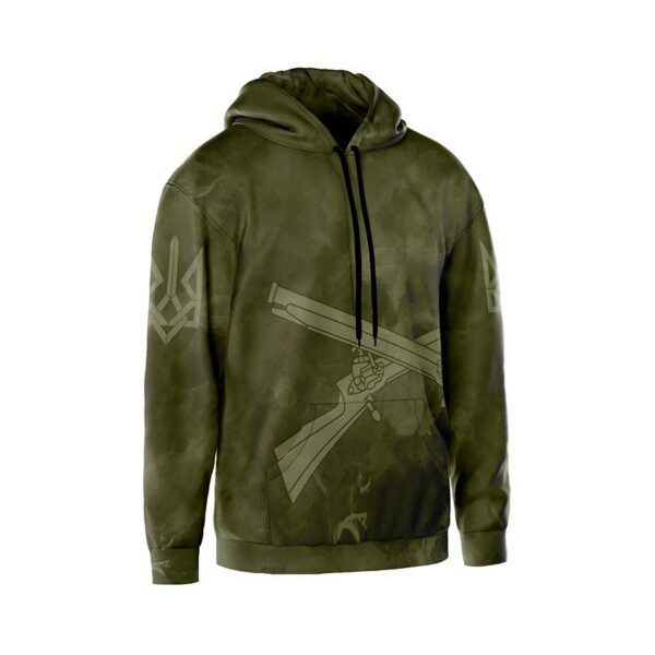 Худи мужское с принтом «92-я отдельная штурмовая бригада. Тактический стиль. Tactical style»