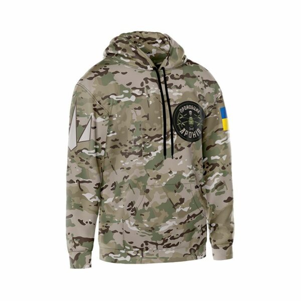 Худи мужское с принтом «Проебщик дронов. Несокрушимый знак. Unbreakable Symbol»