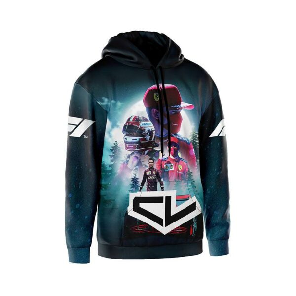 Худи мужское с принтом «Шарль Леклер. Формула-1. Charles Leclerc. Formula-1»