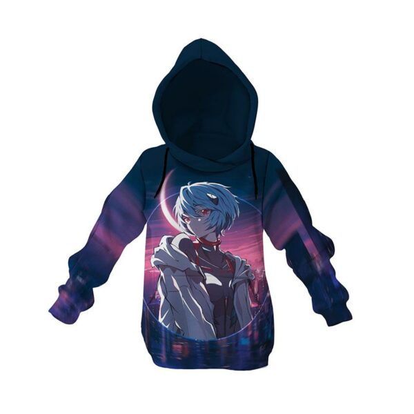 Худі дитяче з принтом «Аянамі Рей. Євангеліон. Ayanami Rei. Evangelion»