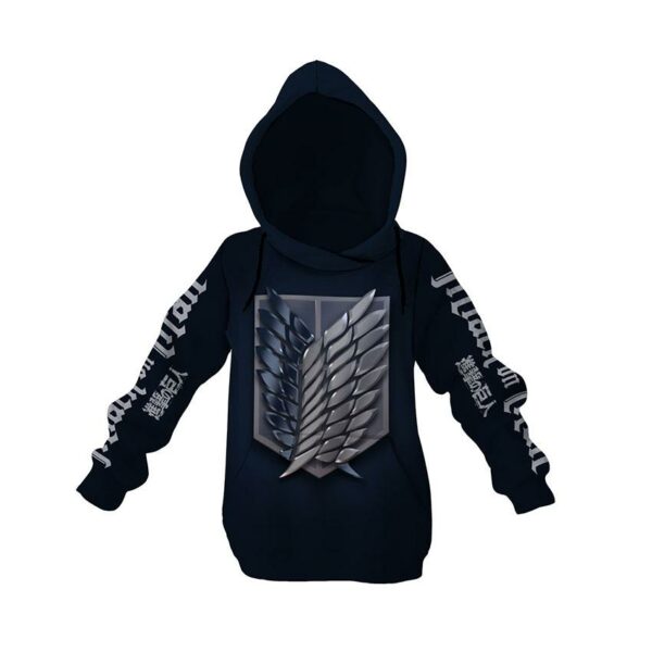 Худі дитяче з принтом «Атака Титанів. Крила свободи. Attack on Titan. Wings of freedom»