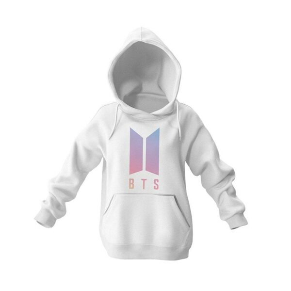 Худі дитяче з принтом «БТС. Яскраве лого. BTS. Bright logo»