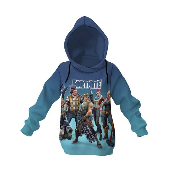 Худі дитяче з принтом «Фортнайт. Бойова команда. Fortnite. Battle Squad»