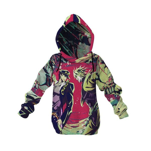 Худі дитяче з принтом «ДжоДжо та Діо. Химерні пригоди ДжоДжо. Jojo and Dio. JoJo’s Bizarre Adventure»