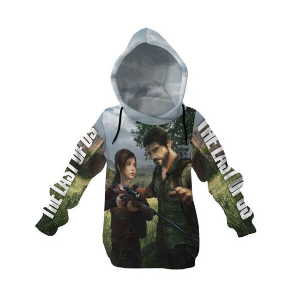 Худі дитяче з принтом «Джоел та Еллі. Останні з нас. Виживання. Joel and Ellie. The Last of Us. Survival»