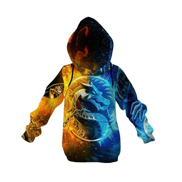 Худі дитяче з принтом «Мортал Комбат. Енергія стихій. Mortal Kombat. Elemental Power»