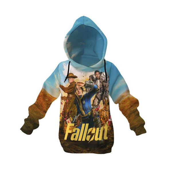 Худі дитяче з принтом «Фолаут. Гра. Персонажі. Fallout. Game. Characters»