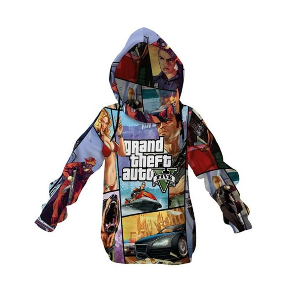 Худі дитяче з принтом «ГТА. Банди та Вулиці. Grand theft auto. Gangs and Streets»