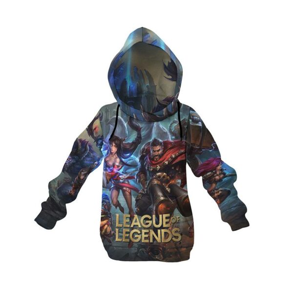 Худі дитяче з принтом «Ліга Легенд. Фентезі битва. League of Legends. Fantasy Battle»