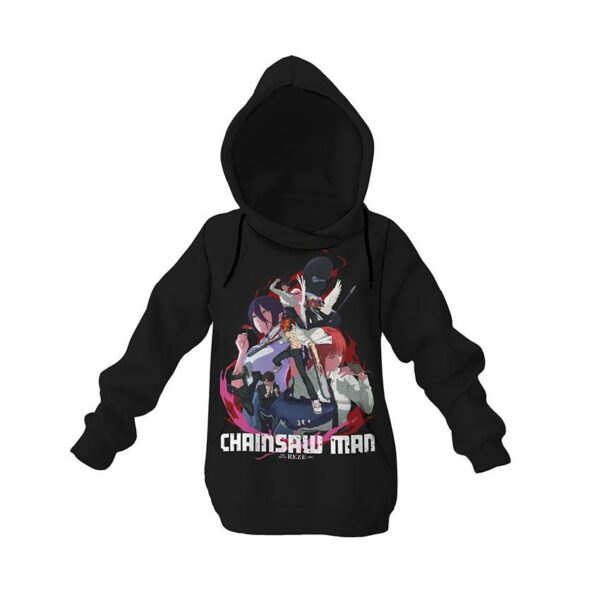 Худі дитяче з принтом «Людина-бензопила. Світ Демонів. Chainsaw Man. World of Devils»