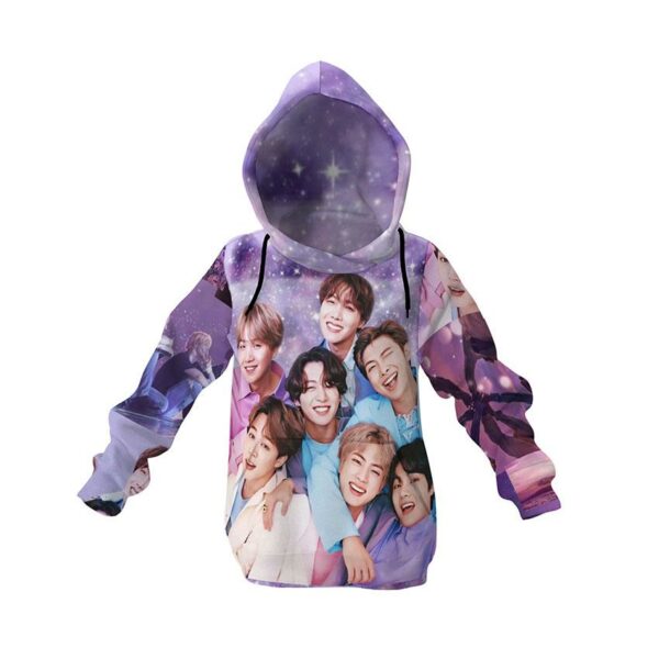 Худі дитяче з принтом «Мрії з BTS. Dreams with BTS»