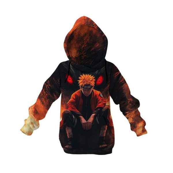 Худі дитяче з принтом «Наруто. Сила вогню. Naruto. Fire Power»