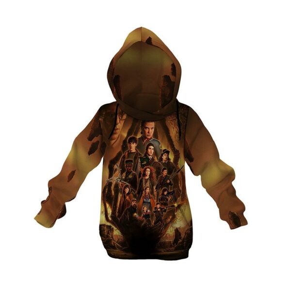 Худі дитяче з принтом «Дивні Дива. 5 сезон. Світ Жахів. Stranger Things. Season 5. World of Horrors»