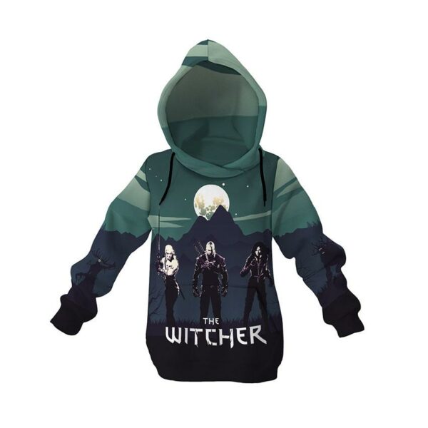 Худі дитяче з принтом «Відьмак. Нічні герої. The Witcher. Night heroes»