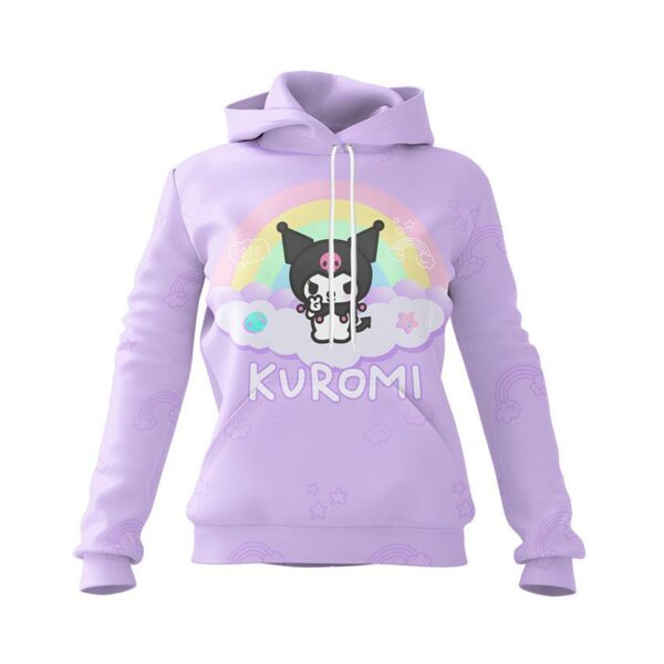 Худи женское с принтом «Куроми. Санрио. Kuromi. Sanrio»