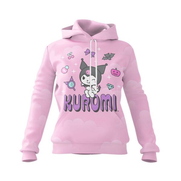 Худи женское с принтом «Милая Куроми. Cute Kuromi»