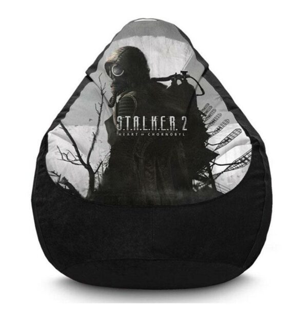 Крісло мішок з принтом «Сталкер. Гра. Зона Відчуження. Stalker. Game. Exclusion Zone»