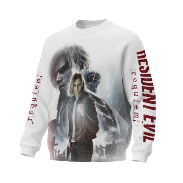 Світшот унісекс з принтом «Оселя Зла. Реквієм. Туман апокаліпсису. Resident Evil. Requiem. Apocalypse Fog»