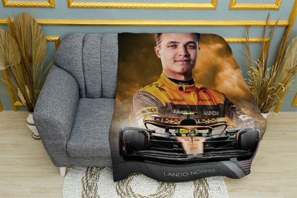 Плед «Ландо Норрис. Драйв. Формула-1. Lando Norris. Drive. Formula-1»