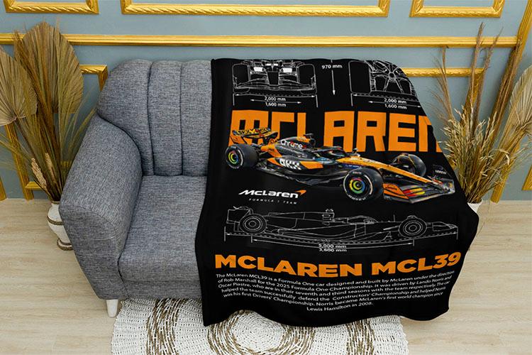 Плед «Гоночный болид. Формула-1. Racing Car. Formula-1»