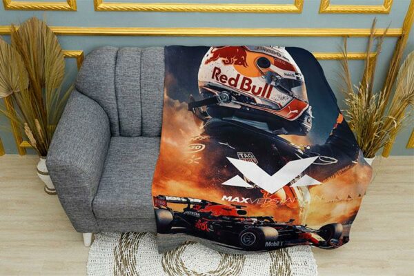 Плед «Макс Ферстаппен. Чемпион Формулы-1. Max Verstappen. Champion Formula-1»