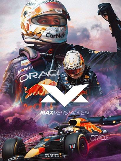 Плед «Макс Ферстаппен. Пилот Формулы-1. Max Verstappen. Formula-1 Driver»