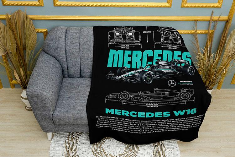 Плед «Гоночный болид. Формула-1. Racing Car. Formula-1»