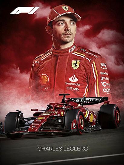 Плед «Шарль Леклер. Ферраари. Формула-1. Charles Leclerc. Ferrari. Formula-1»