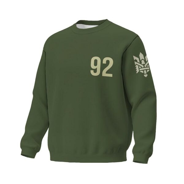 Свитшот унисекс с принтом «92-я отдельная штурмовая бригада. Украинская тактика. Ukrainian Tactics»