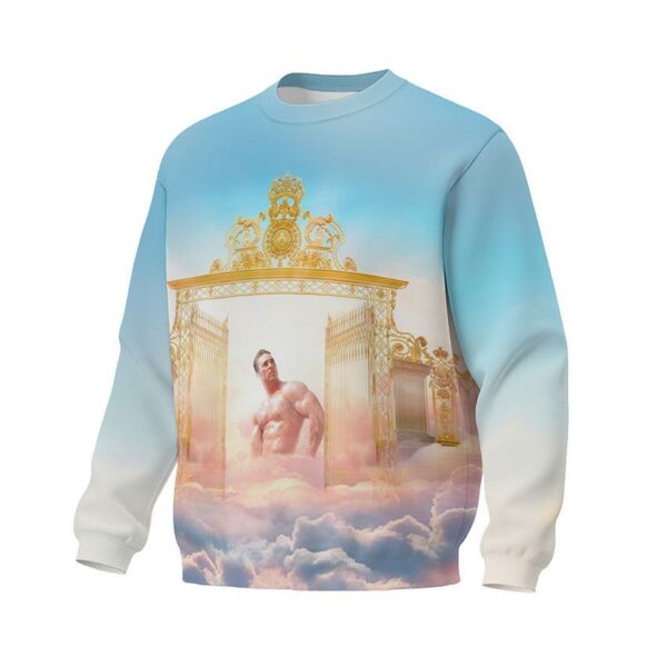 Світшот унісекс з принтом «Біллі Геррінґтон. Райські ворота. Billy Herrington. Gates of Paradise»